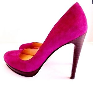 COLE HAAN CHELSEA SUEDE HEELS SHOES SZ 6